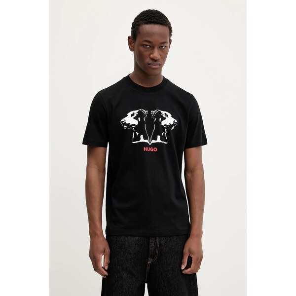 Bavlnené tričko HUGO Dobero 63763713