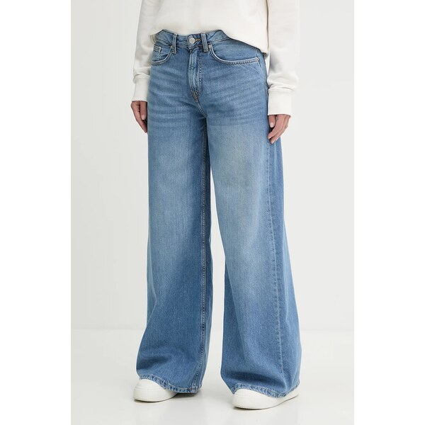Rifle Pepe Jeans WIDE LEG JEANS MW VINTAGE 63847905