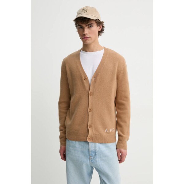 Vlnený kardigán A.P.C. kenny 61166989