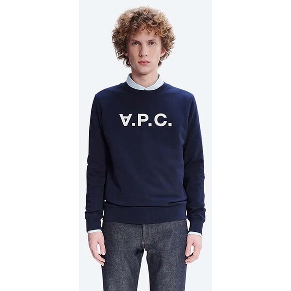 Bavlnená mikina A.P.C. Sweat Vpc COECQ-H27378 BLACK 50736266