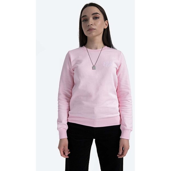 Bavlnená mikina A.P.C. Sweat Skye COEBH-F27700 MARINE 50736241