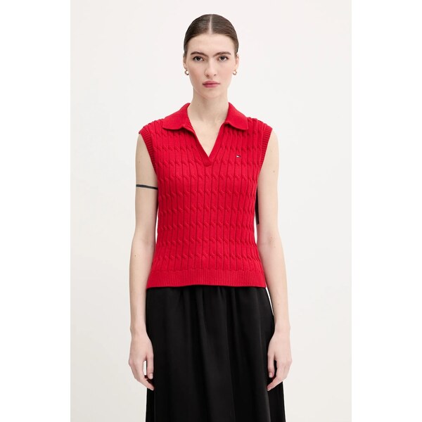 Bavlnená vesta Tommy Hilfiger 63873710