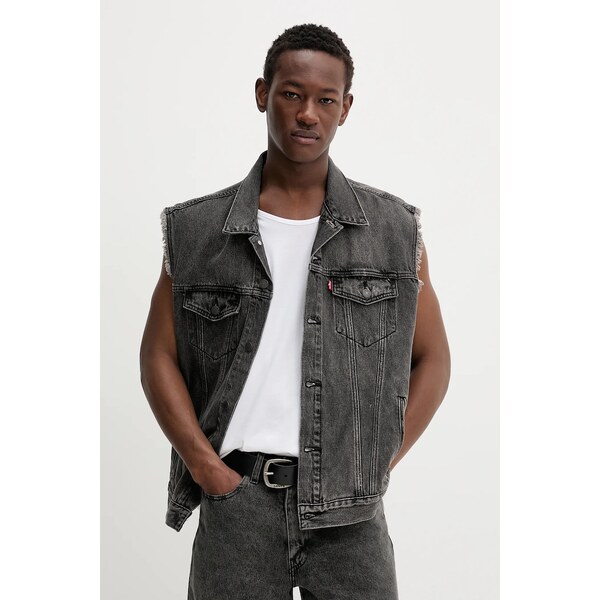 Rifľová vesta Levis RELAXED TRUCKER VEST 63608261