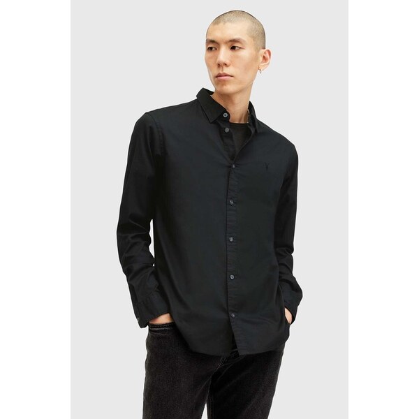Bavlnená košeľa AllSaints HAWTHORNE LS SHIRT 63996050