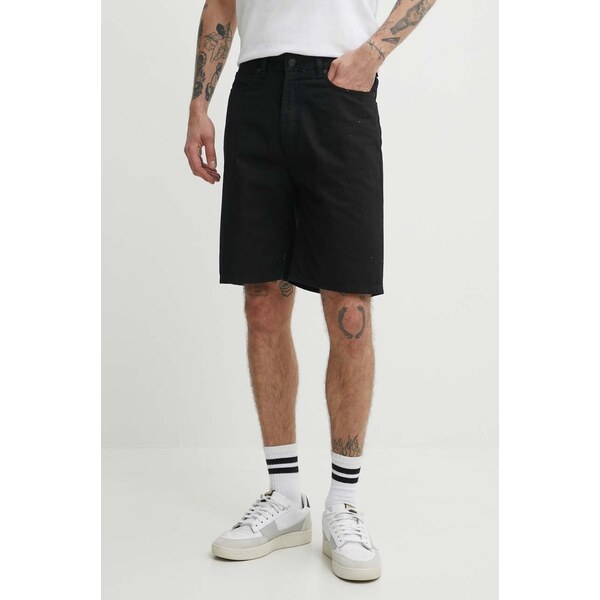 Rifľové krátke nohavice HUGO 50913732