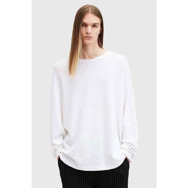 Bavlnený sveter AllSaints SEARS LS CREW 63996126
