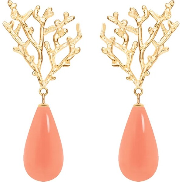 Pozlátené náušnice Lilou 63905521