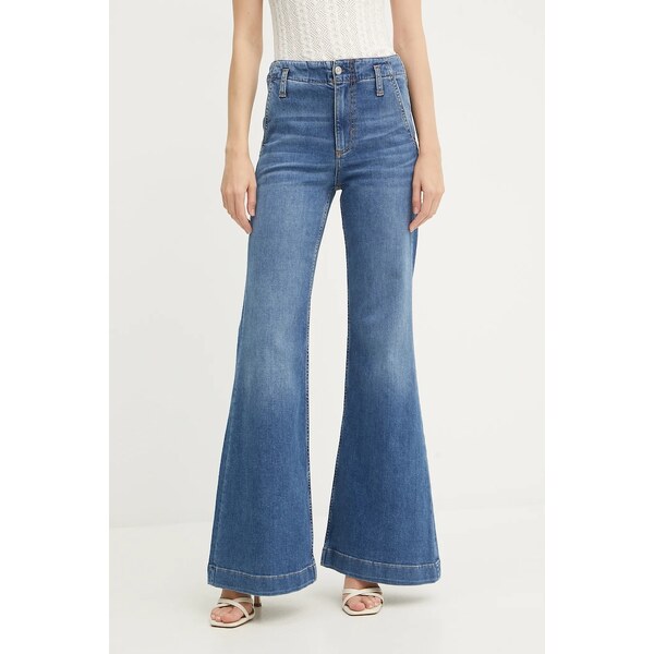 Džínsy z hodvábnej zmesi BOSS ROSALYA 2.0 63995422