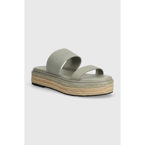 Šľapky Calvin Klein WEDGE SLIDE HE 57669418
