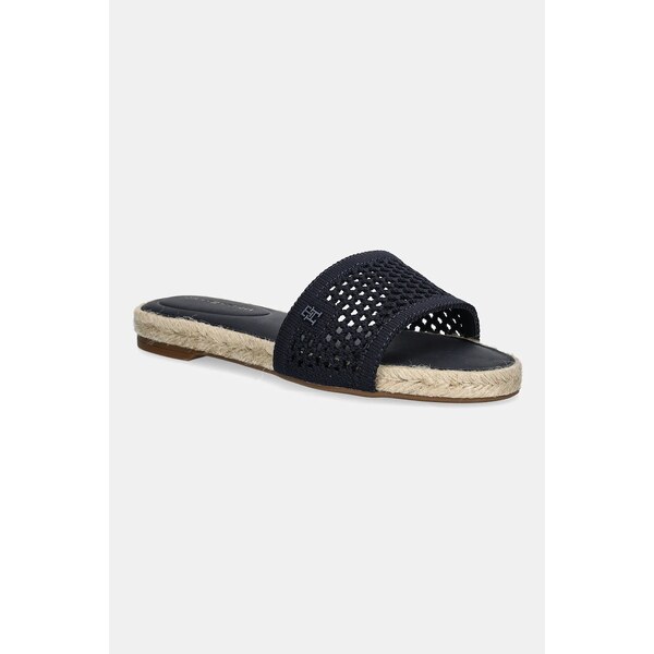 Šľapky Tommy Hilfiger KNIT MESH ESPADRILLE FLAT SANDAL 63837320