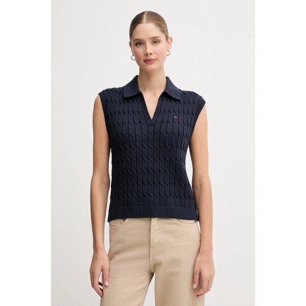 Bavlnená vesta Tommy Hilfiger 64979903