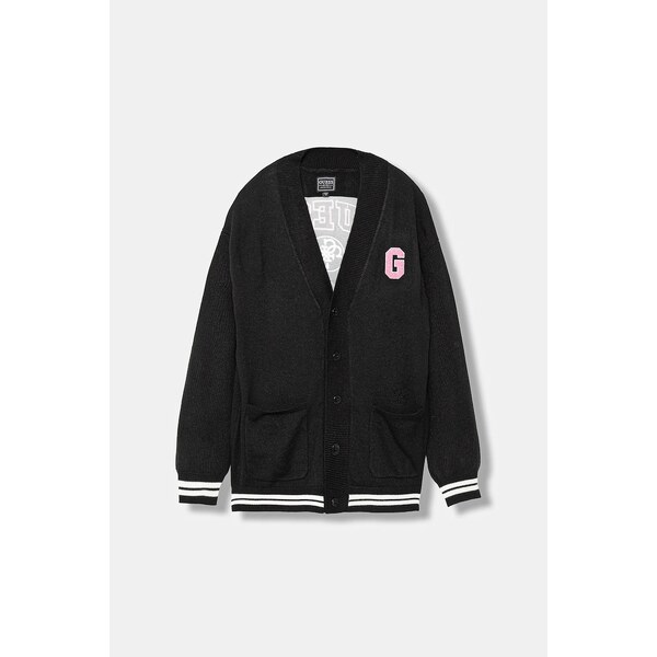 Detský kardigan s prímesou vlny Guess 64102887