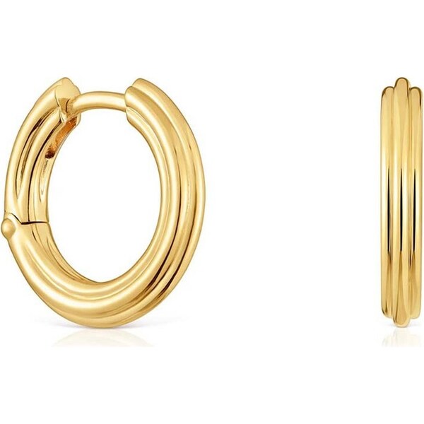 Strieborné pozlátené náušnice Tous 1950 66794881