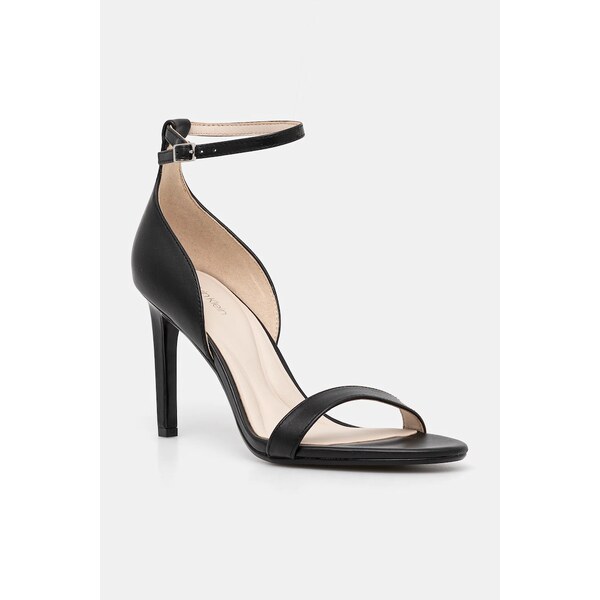 Sandále Calvin Klein HEEL SANDAL 90 - LTH 61816417