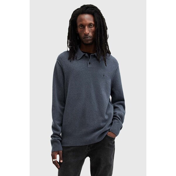 Sveter s prímesou vlny AllSaints STATTEN 63996167