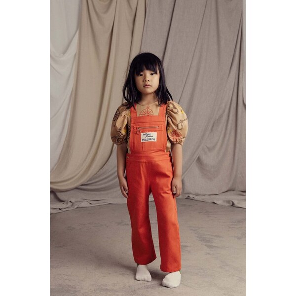 Detské bavlnené nohavice na traky Mini Rodini Mallorca 64308977