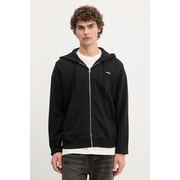 Bavlnená mikina HUGO Dapozip 64112802