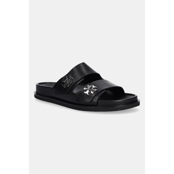 Kožené šľapky Tory Burch T Lock Sport Slide 64189468