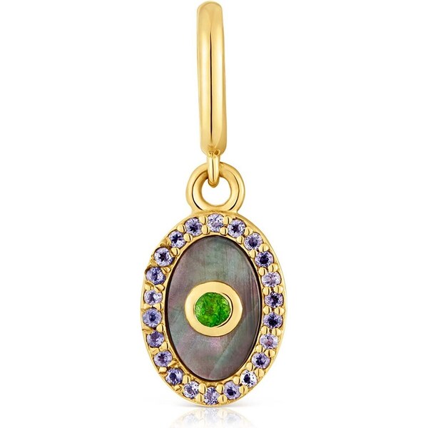 Strieborný pozlátený prívesok Tous 64309070