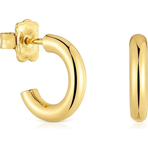 Strieborné pozlátené náušnice Tous 64189687