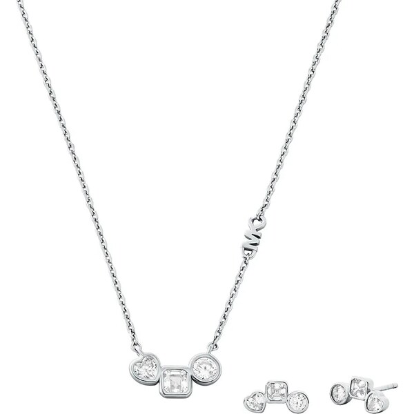 Strieborný náhrdelník a náušnice Michael Kors 64121808