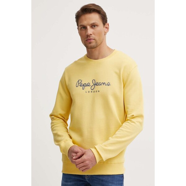Bavlnená mikina Pepe Jeans SAUL CREW 57669748