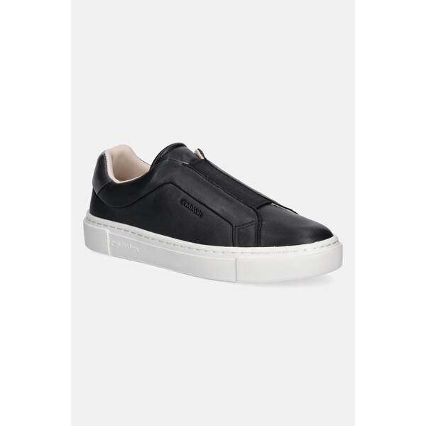 Kožené tenisky Calvin Klein CUPSOLE SLIP ON W/ML - LTH 60359247