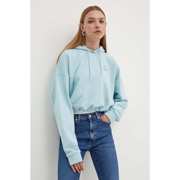 Bavlnená mikina Hugo Blue 52686381