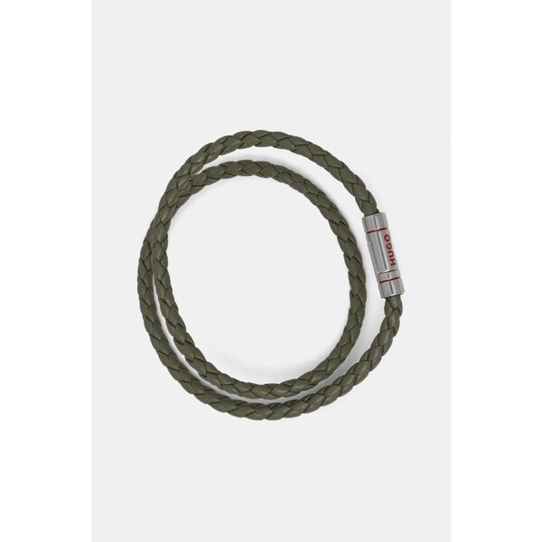 Kožený náramok HUGO E-DOUBLEBRAID2-BRA 62146250
