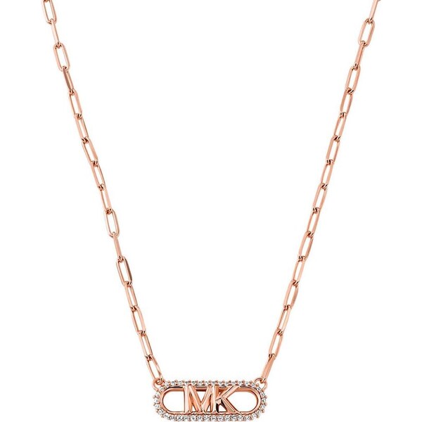 Strieborný pozlátený náhrdelník Michael Kors 53183064