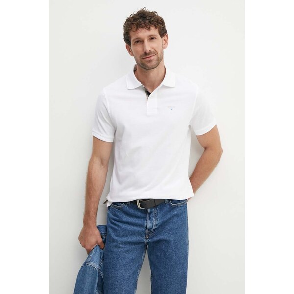 Bavlnené polo tričko Barbour Tartan Pique Polo 64477611