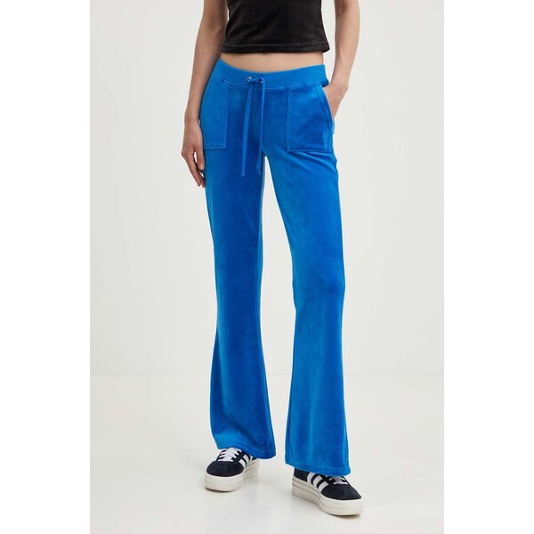 Velúrové tepláky Juicy Couture CAISA LOW RISE PANT 53899386