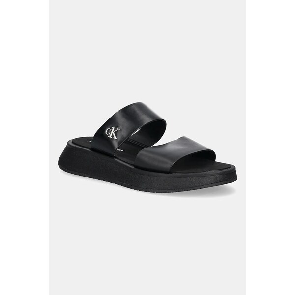 Šľapky Calvin Klein Jeans SANDAL SLIDE DOUBLE STRAP 62349785