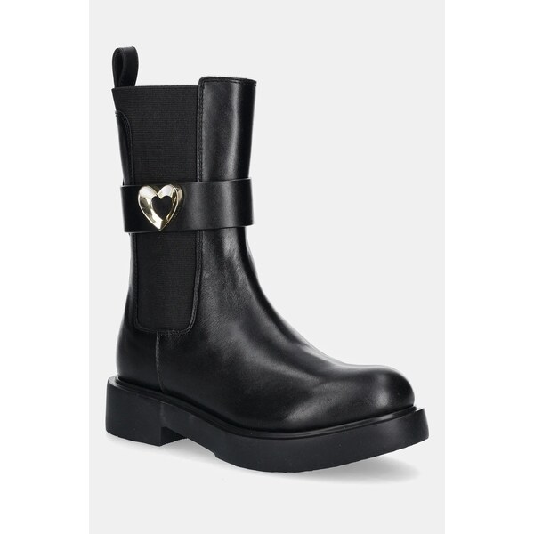 Kožené členkové topánky Love Moschino 64295229