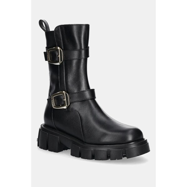 Kožené členkové topánky Love Moschino 64295251