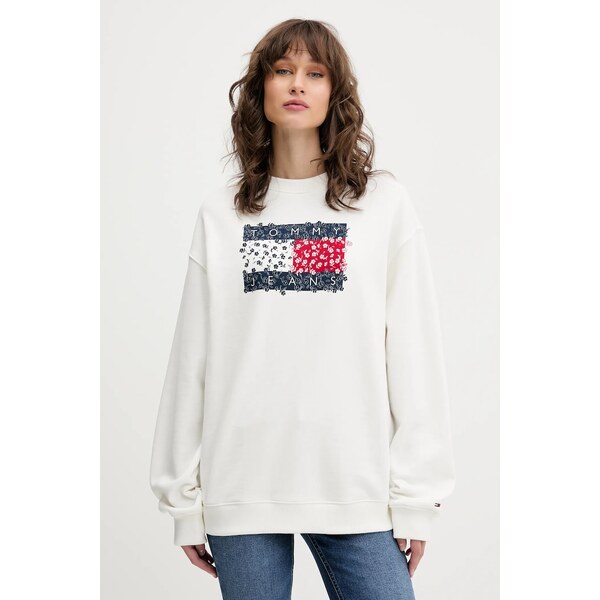 Bavlnená mikina Tommy Jeans 64295225