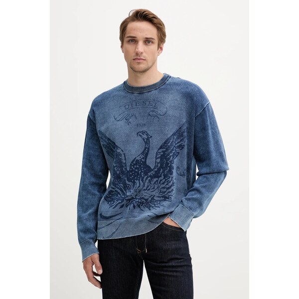 Bavlnený sveter Diesel K-FENICOL 64345945