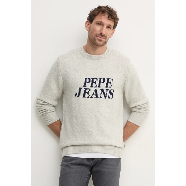 Sveter s prímesou vlny Pepe Jeans LUKA 60860803
