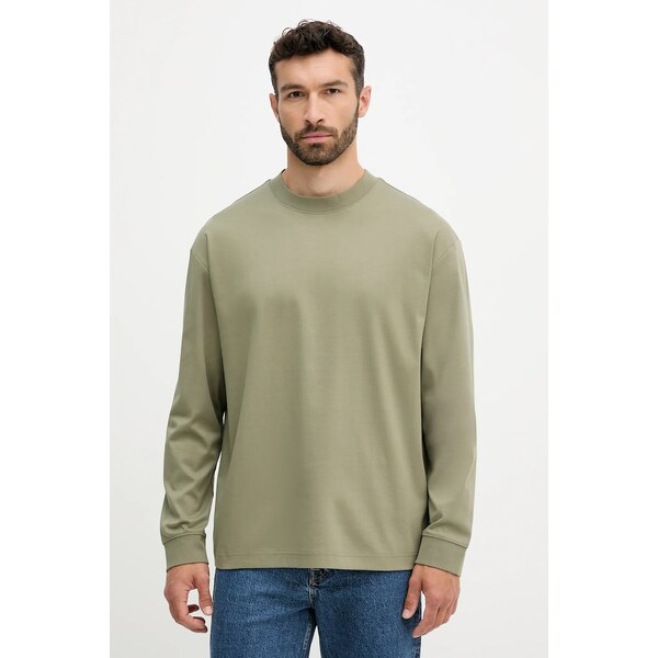 Bavlnené tričko s dlhým rukávom BOSS C-Tubby 11 64282340