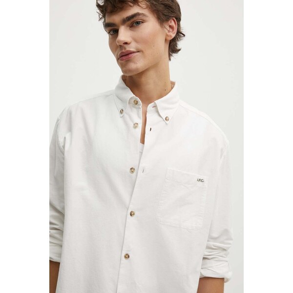 Bavlnená košeľa A.P.C. Chemise Mateo Logo 54138449