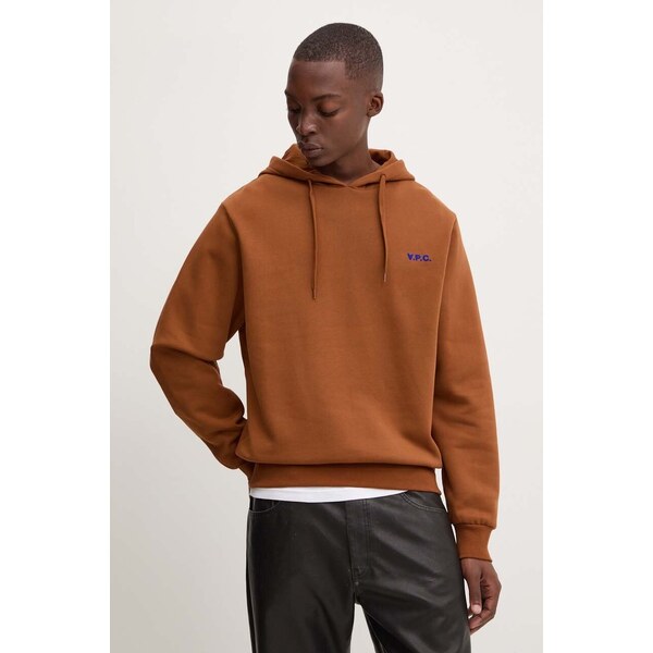 Bavlnená mikina A.P.C. hoodie boxy petit vpc 54762504