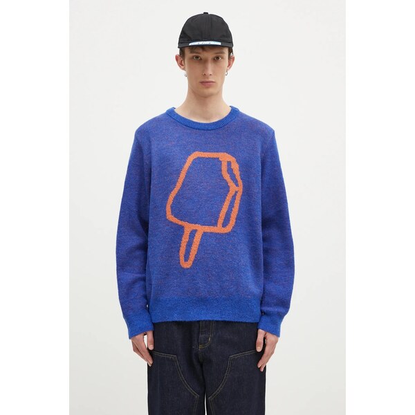 Sveter s prímesou vlny ICECREAM Popsicle Crewneck 63658657