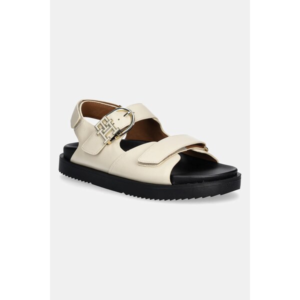 Kožené sandále Tommy Hilfiger LEATHER SPORTY SANDAL 61293088