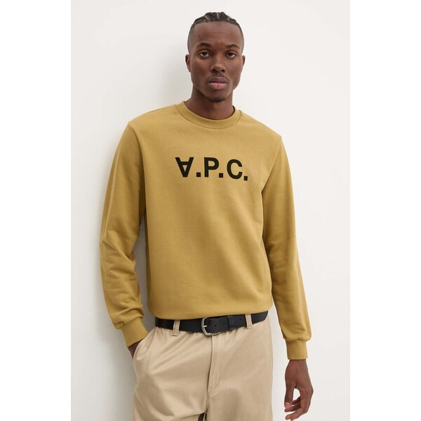 Bavlnená mikina A.P.C. sweat standard grand vpc GOTS 66528722