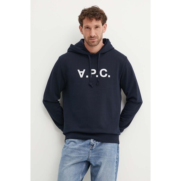 Bavlnená mikina A.P.C. hoodie standard grand vpc GOTS 55870279