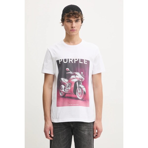 Bavlnené tričko PURPLE BRAND CLEAN JERSEY SS TEE 61685974