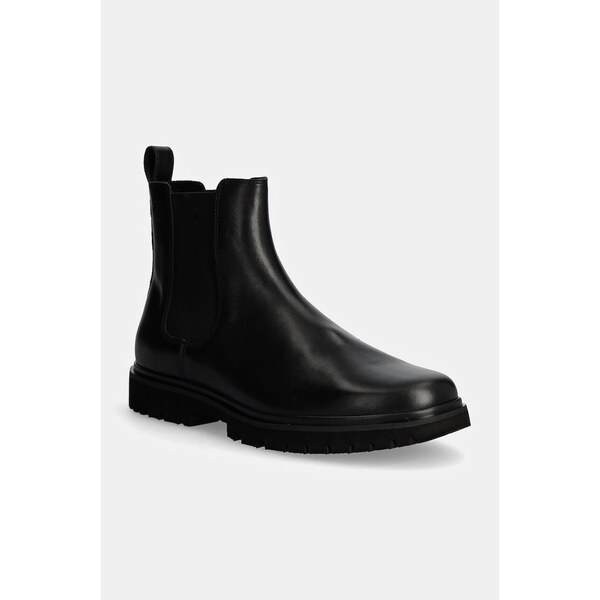 Kožená obuv Calvin Klein Jeans EVA BOOT MID CHELSEA UNIFORM DR 56764499