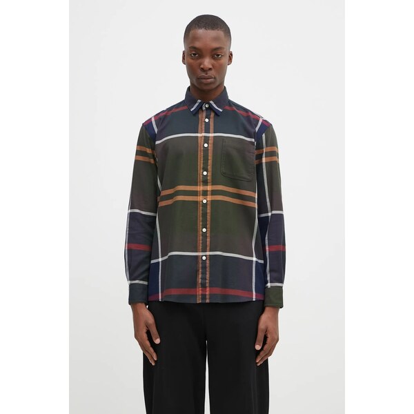 Bavlnená košeľa Barbour Renford OS Tartan Shirt 64734063