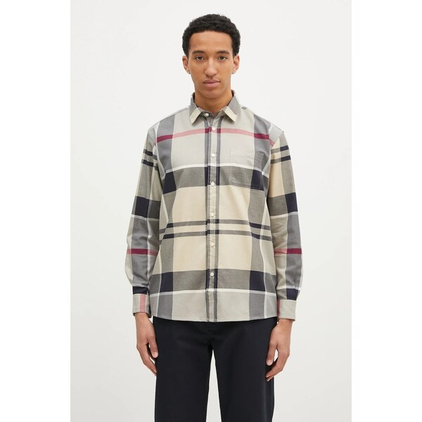 Bavlnená košeľa Barbour Renford OS Tartan Shirt 64734062