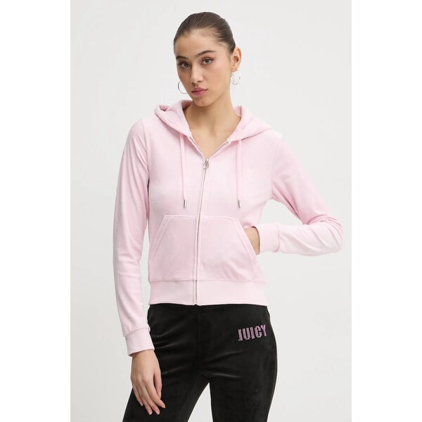 Velúrová mikina Juicy Couture 61540183